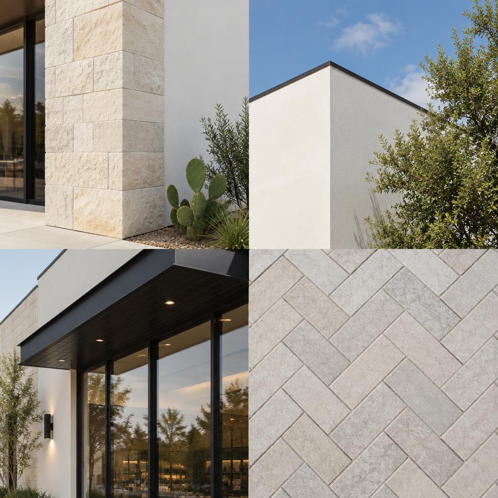 Architectural rendering of Lueders Limestone